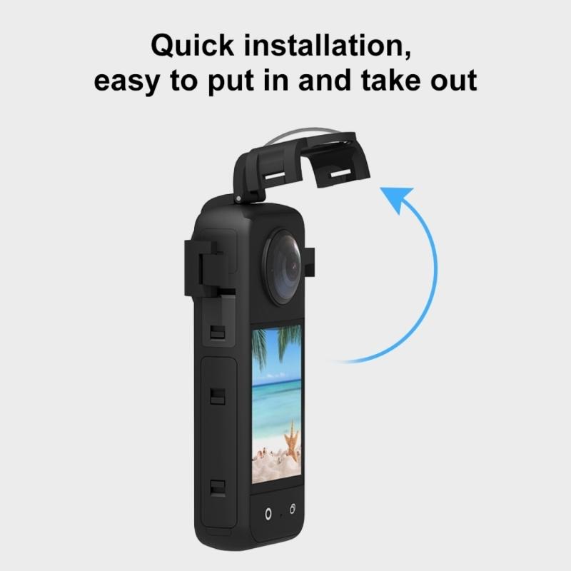 Portable Lens Protector Anti-scratch Lens Guard for 360 Action Camera Dust-proof Protective Cover