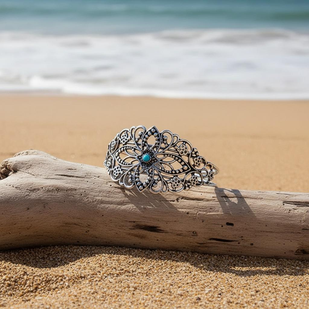 New Fashion Geometric Bracelet for Women, Unique Vintage Style Open Bangle
