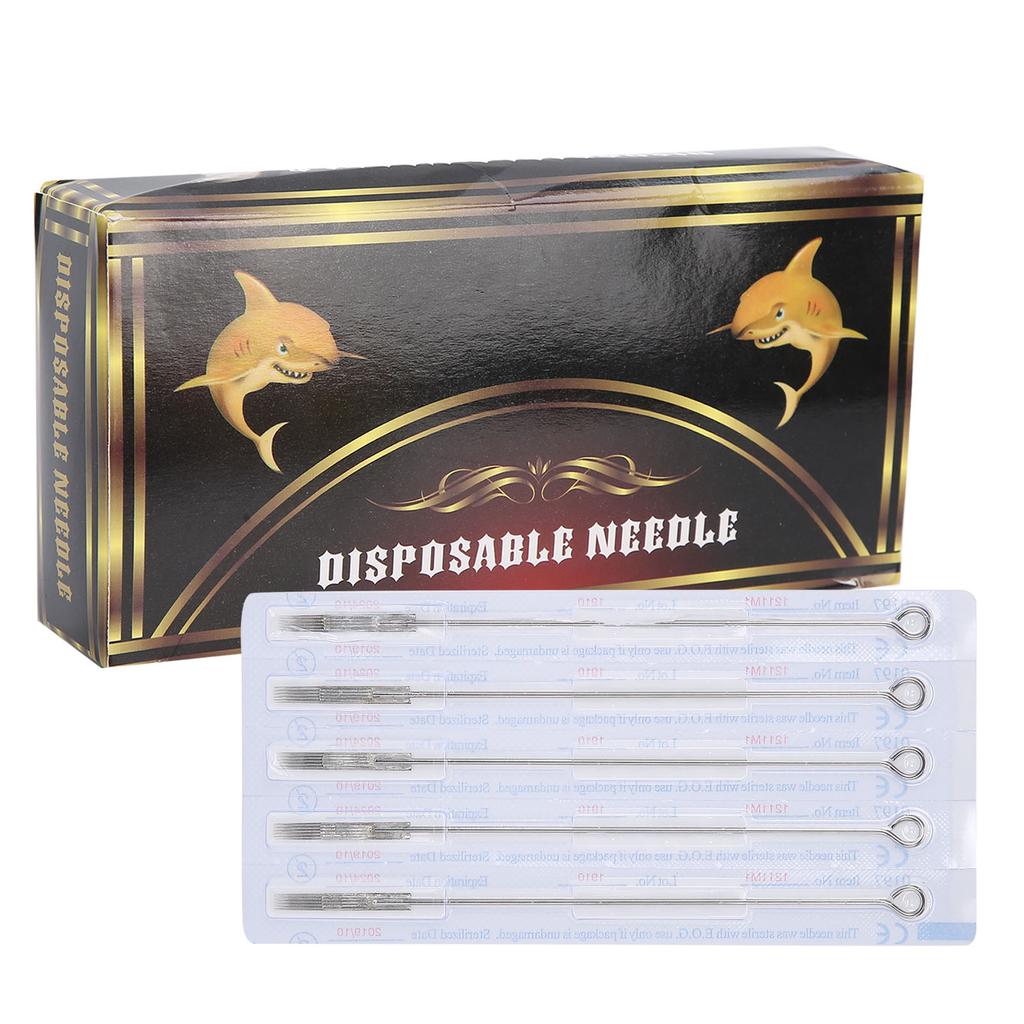 50pcs  Box Disposable Tattoo Needle Stainless Steel Needle Accessory for Tattoo Machine11M1