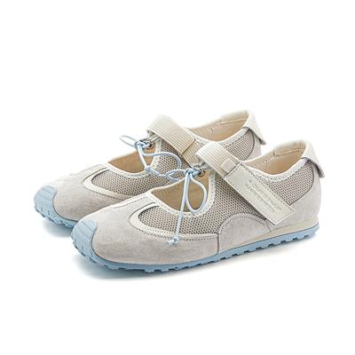 Fashion 2025 New Flat Mary Jane Shoes for Women One-strap Ballet Women's Sneakers Large Size Mesh Breathable Female Shoes