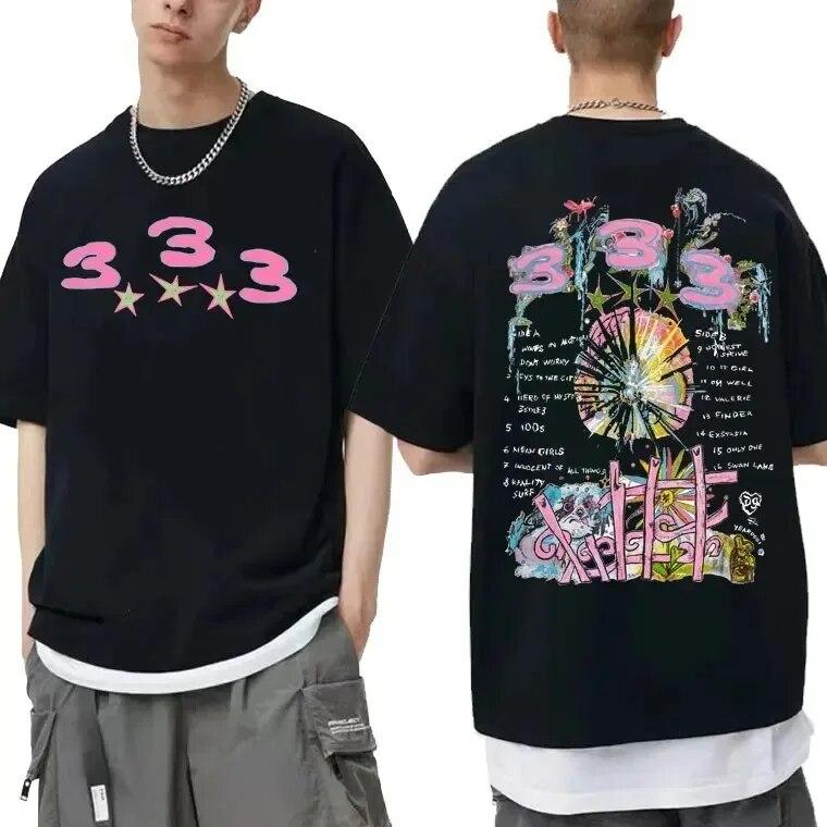 

Бавовняна футболка Bladee 333 Hip Hop Trend Skate Drain Gang Funny Hipster Tshirt Unisex Women Tee Fashion Artistic Sense T-Shirts Tops 3XL