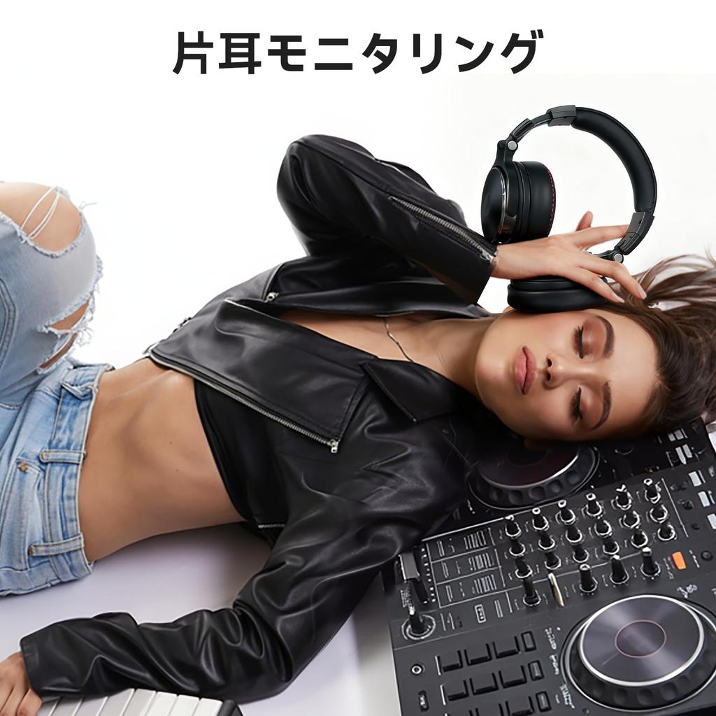 OneOdio Pro50 Wired Headphones with 50mm Professional Monitor Headphones for Studio Instrument TV and Movies High-Resolution Drivers, DJing,