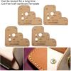 4 Pcs Circle Corner Template, Acrylic Leather Circle Corner Template DIY Leather Craft Auxiliary Cutting Ruler Stencil for Handmade Craft Making