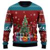 Autumn 3D Christmas Elements Printed Hoodies Fashionable Casual Sports Long Sleeved Men's Hoodies