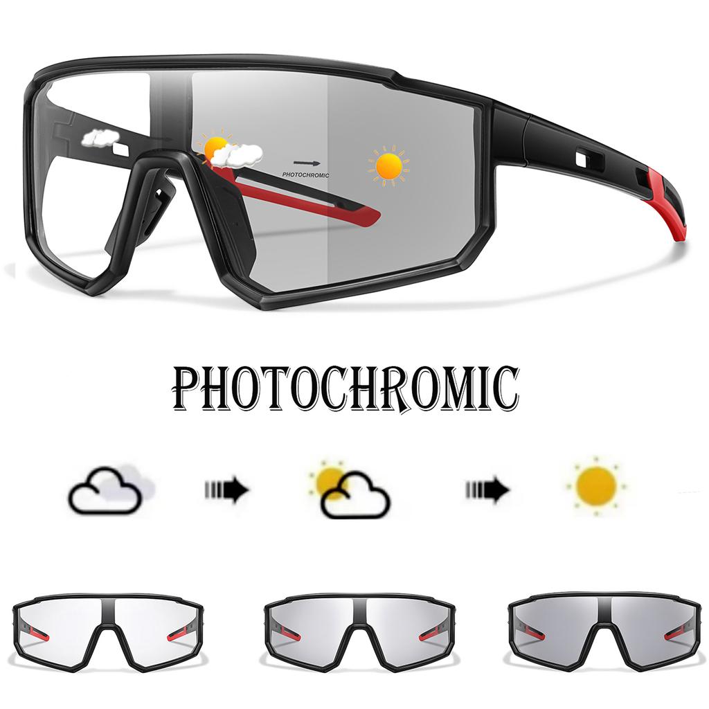 Fashion Brand Men Women Bicycle Pochromic Eyewear MTB Bike Fishing Running Cycling Sports Sunlasses Comfortable Goggles