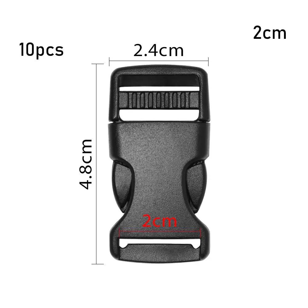 Dual Side Release Buckles Adjustable Buckle Backpack Bag Belt Strap Webbing DIY Craft Accessories Plastic