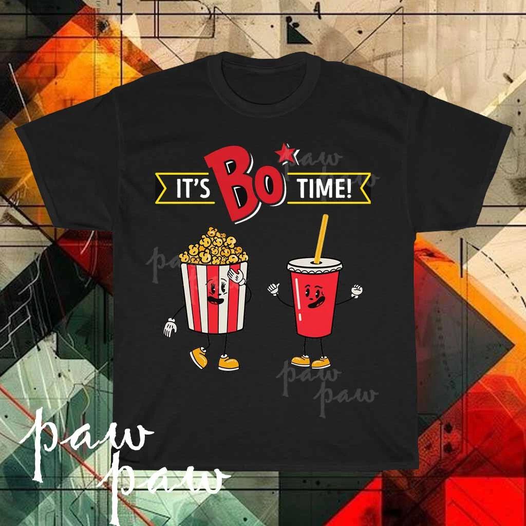 Новая мужская футболка с классическим логотипом ресторана Its Bo Time, размеры от S до 5XL. XXL