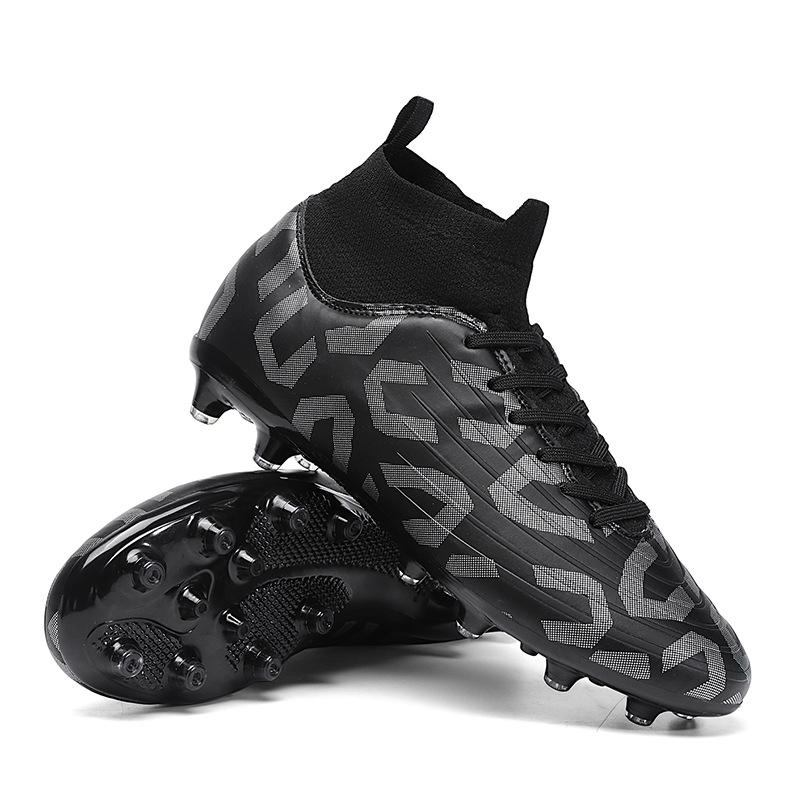 

High top 35-47 large size football shoes TF broken nails artificial turf AG long nails student training shoes 35