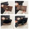 Large Capacity Wallet For Women Luxury Designer PU Purse Fashion Clutch Bag Coin Wallet Closure Leopard Print Handbag CLE