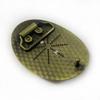 Mongolian Eagle Retro Zinc Alloy Belt Buckle | Antique Tin Finish | Knight Design