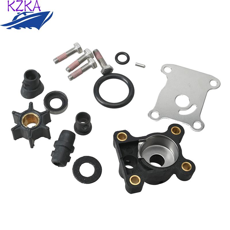 Water Pump Impeller Service Kit 394711 For 1974-2007 Johnson Evinrude OMC 8HP 9.9HP 15HP Boat Motor 0394711 18-3327 Engine