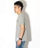 Champion Short Sleeve Classic Jock Tricolor Script Logo Oxford Size M Men's T-Shirt, Tag, Collar, Embroidery, Gray, (C3-H371)