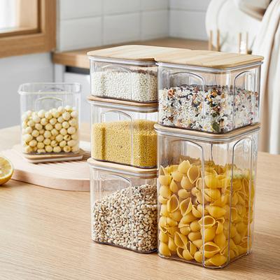 450Ml/650Ml/900Ml Food Sealed Jar Durable Food Storage Container Easy To Clean Rice Grain Organizer For Kitchen