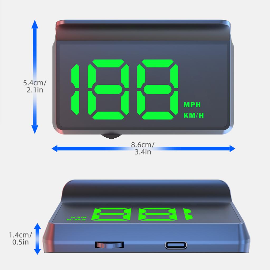 Head Up Display GPS Digital Speedometer Speed Meter for All Car Truck Plug and Play Auto Part