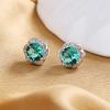 925 Sterling Silver Stud Earrings AAA Zircon For Women High Quality Exquisite Student Girlfriend Jewelry Accessories Heart GiftGood Product