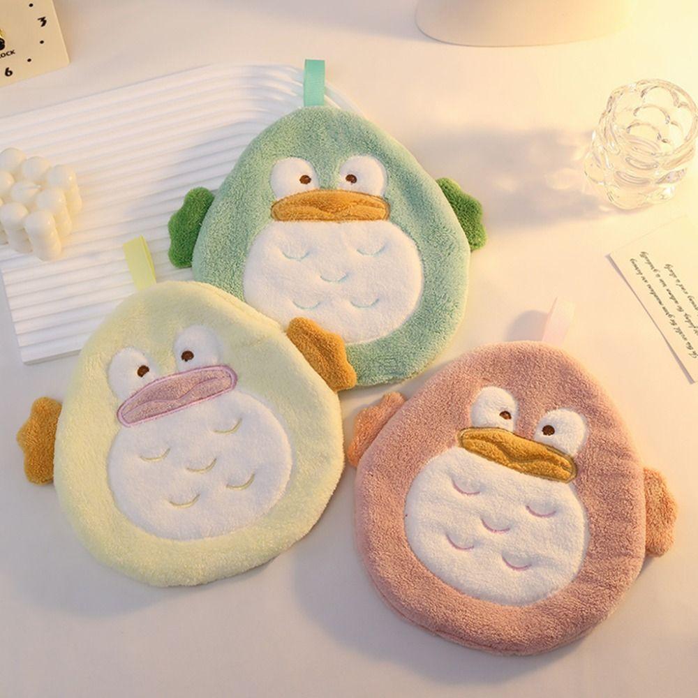 

2Pcs Microfiber Chicken Hand Towel Cartoon Animal Bath Towel Wiping Towel Children