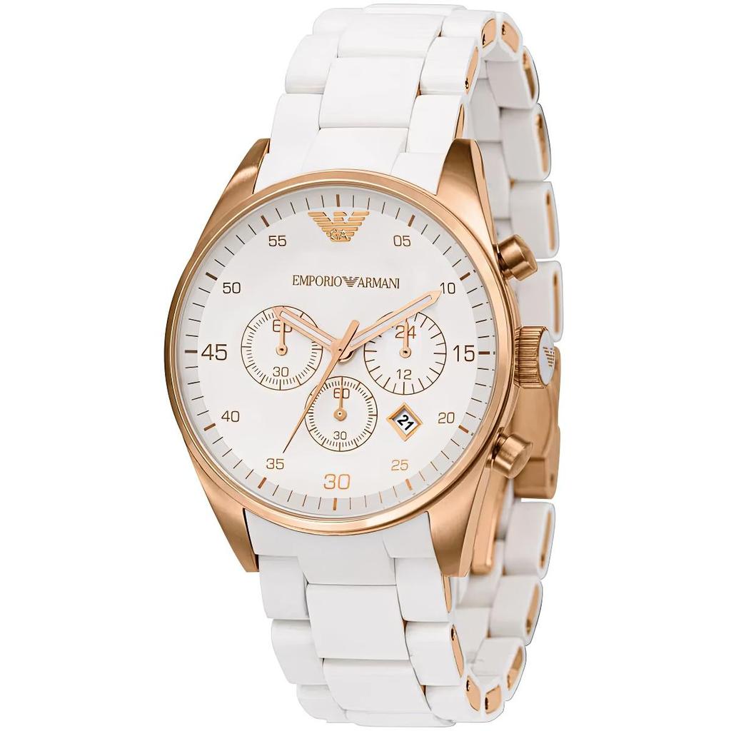 Emporio Armani AR5920 White Sportivo Ladies Watch