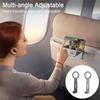 Magnetic Airplane Phone Holder Universal Travel Desk Cell Phone Mount Stand Foldable 360° Rotation Selfie Stick Phone Suppor