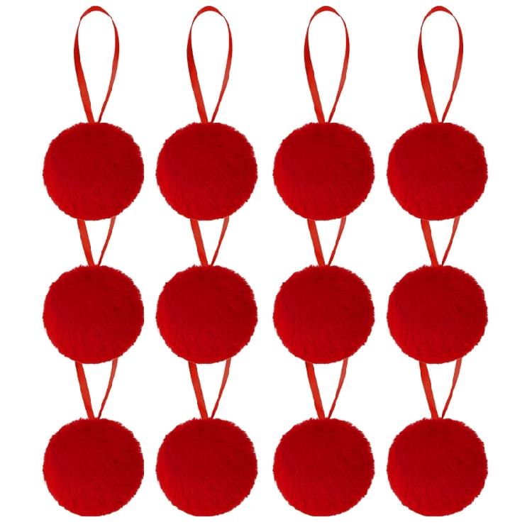 Pompoms/Hair Clip/Stocking Shape Ornament for Festival Decorations Seasonal Home Decoration Christmas Party Supplies