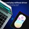 Wireless Gaming Mouse Honeycomb 2.4G USB Cordless Mouse RGB Rechargeable PC Game Mice With LED Lights