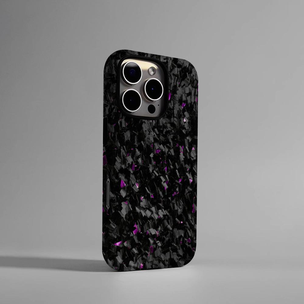 Carbon Fiber Pattern Painting Phone Case Hard PC For IPhone 16Promax 16 15 14 13 12 11 Pro Max Plus Glossy HD Cover