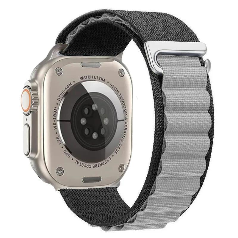Alpine Loop Strap For Apple Watch Ultra 3 Band 49mm 11 10 9 8 7 46mm 42mm 45mm 41mm Nylon Sport Bracelet iWatch 6 5 SE 44mm Belt