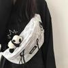 Korean Ins Style Leisure Sports Versatile Messenger Bag Cycling Breast Bag Male Students Japanese Neutral Style Fanny Pack Female Tide