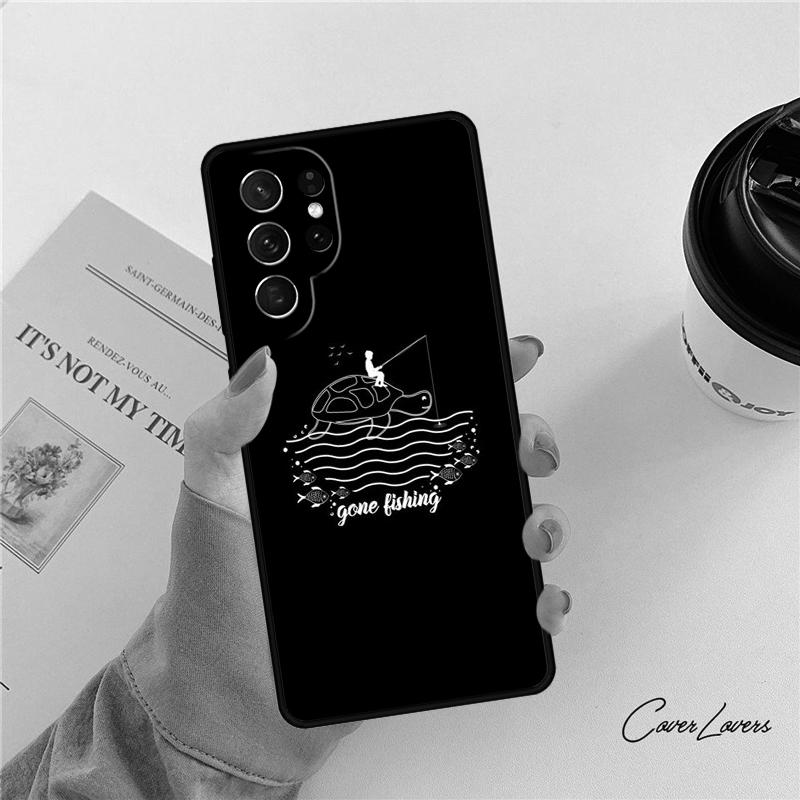 CARP FISHING RODS phone case For Samsung Galaxy S24 S25 S23 S22 Ultra Note 10 20 Plus S20 S21 FE Cover