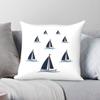 Sailing Boat Sailor Square Pillowcase Polyester Linen Velvet Pattern Zip Decorative Throw Pillow Case Sofa Seater Cushion Cover