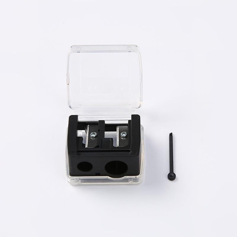 Beauty Makeup Dual-Hole Sharpener for Eyeliner and Eyebrow Pencils
