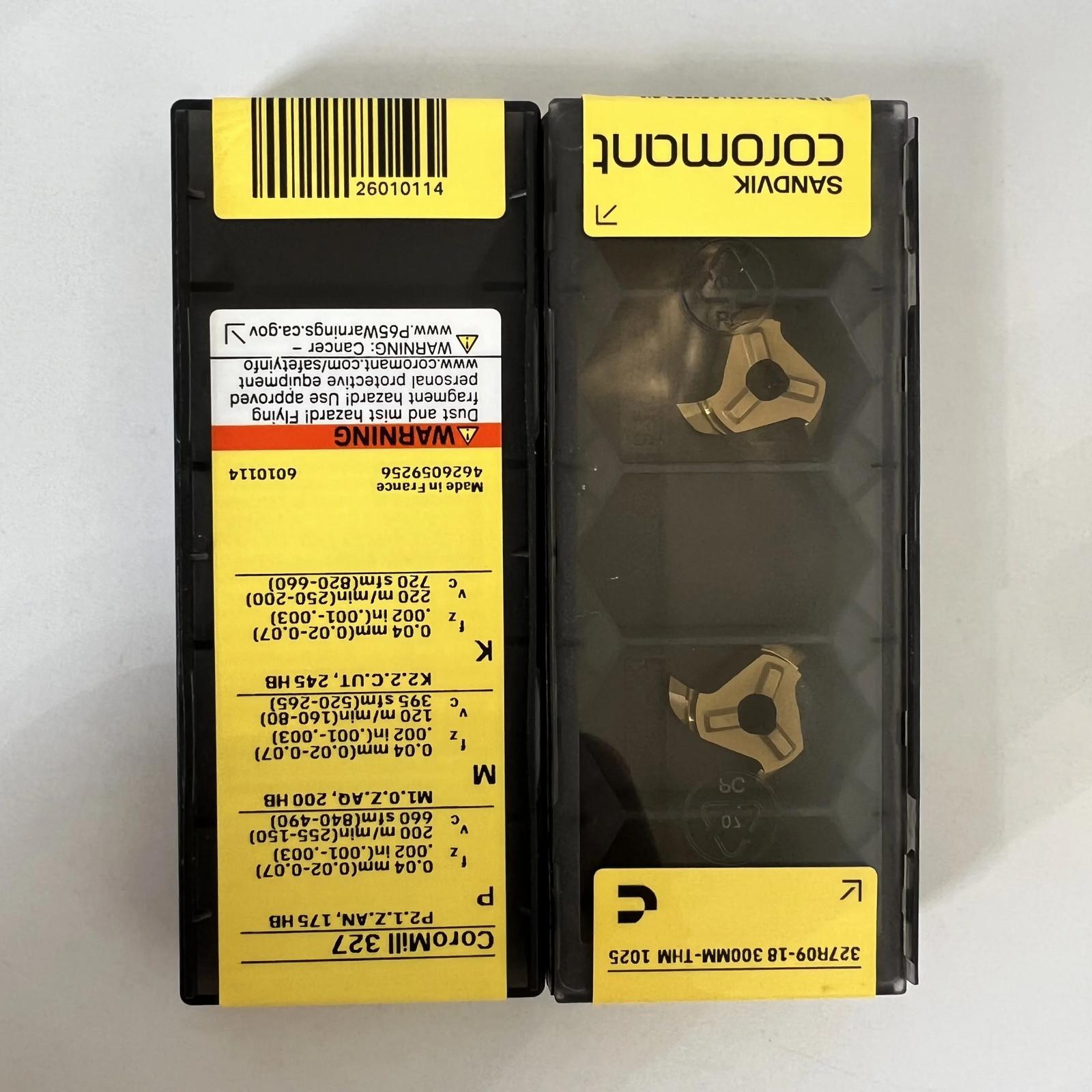 

SANDVIK / 327R09-18300MM-THM 1025 / Industrial indexable Carbide Inserts 2 Pcs