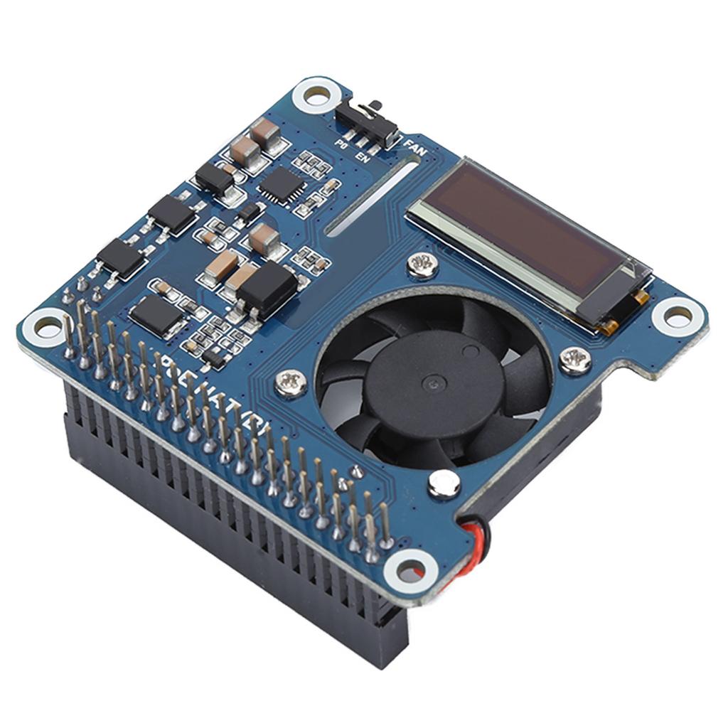 Expansion Board for RPI 4B3B+POE Power Over Ethernet Cooling Module Onboard Fan