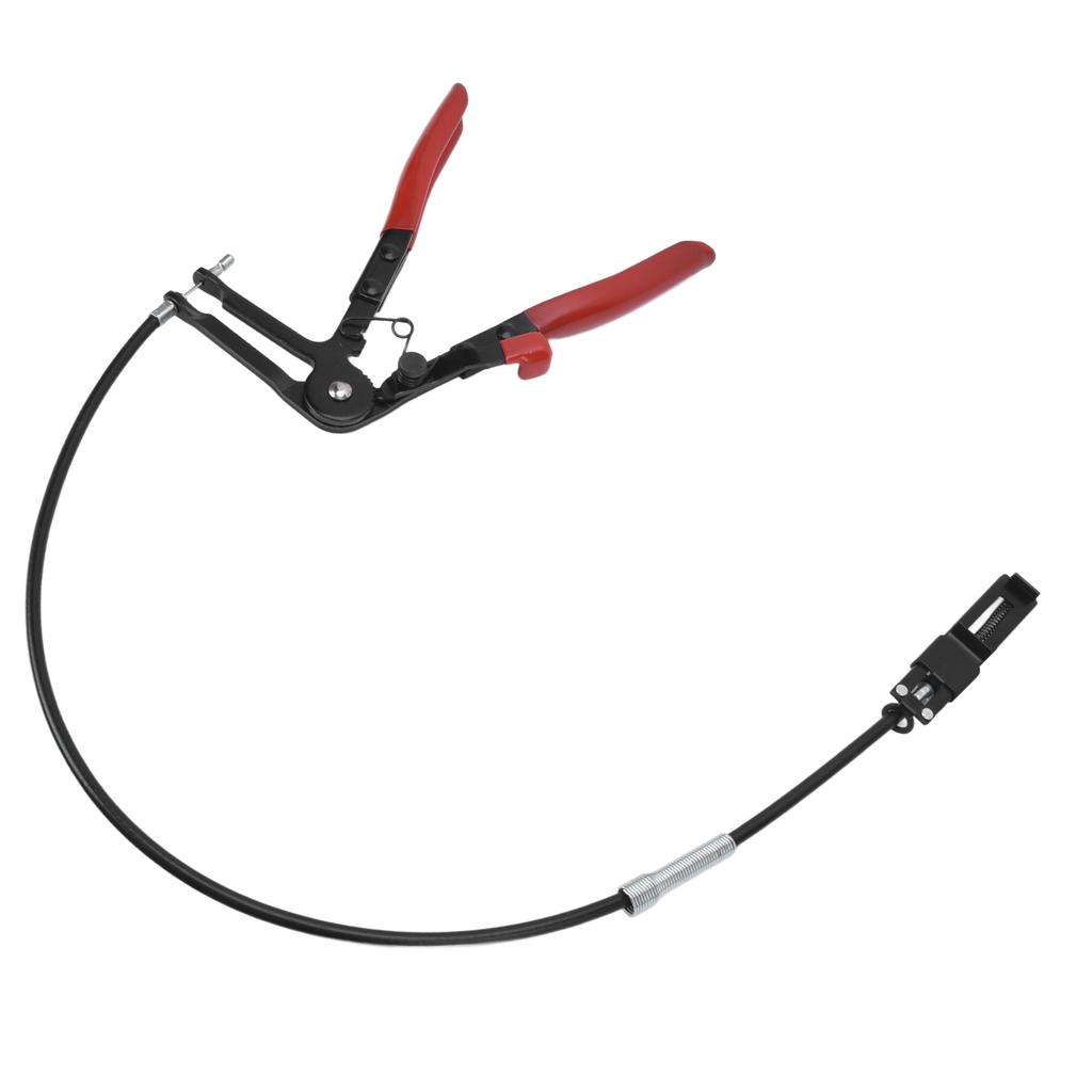 Flexible Hose Clamp Pliers 65 Manganese Steel Long Reaches Spring Loaded Hoses Pliers for Fuel Oil