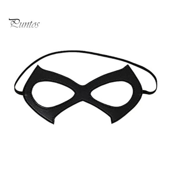 Halloween Eye Cover Sexy Cosplay Prop Hollow Face Cushion Half Face Cushion Eyewear with Elastic Band for Halloween Party