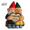 Gnome Couple Statues for Garden Figurine Outdoor Decoration, Resin Sculpture Patio Yard Indoor Landscaping Ornaments Lawn Porch Decor, Waterproof