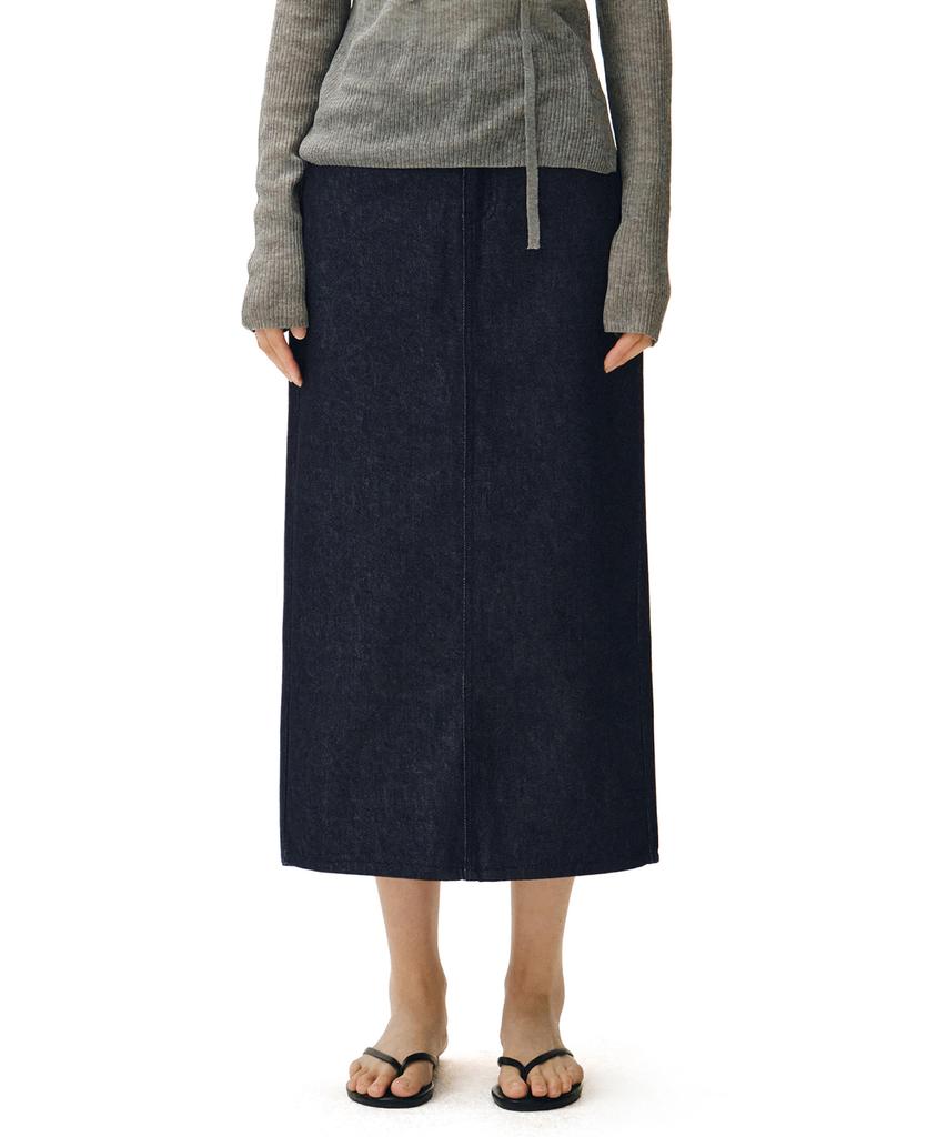 Deketeuumeon Signature Long Skirt Dcsk003Cpindigo