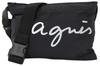 Agnes B. Unisex Shoulder Bag XAH03-03 Free Size Black