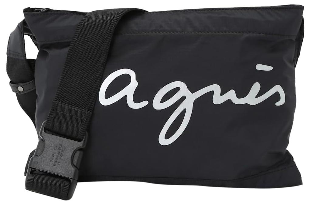 agnes b. Unisex Shoulder Bag XAH03-03 Free Size Black