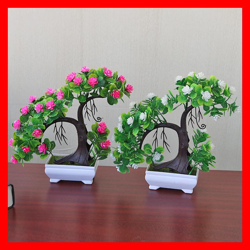 Camellia Japonica Rose Artificial Plant With Plastic Material For Home Decor And Table Centerpiece