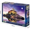 Epoch 2000 Super Small Piece Jigsaw Puzzle Overseas Scenery: Sparkling Scenery At Dusk Mont Saint...