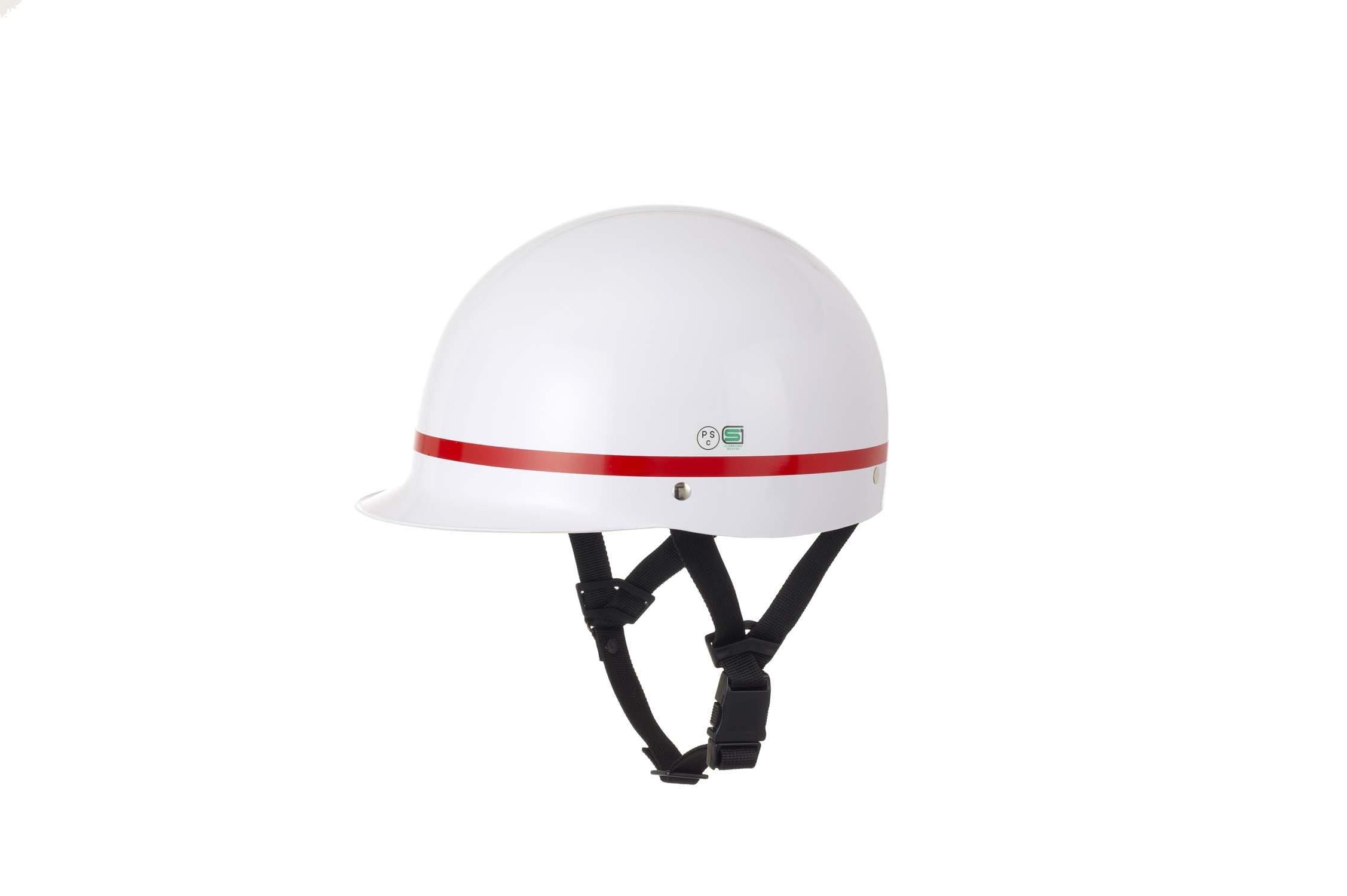 

Mach Helmet for School AES Reflective Red SA-3 S55-57cm Children, Tape, белый