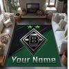 Tappeto in Cristallo Velluto Stampato Borussia Mönchengladbach Tappeto Antiscivolo in Cristallo Velluto Per Divano Camera da Letto Decorazione Interna per la Casa