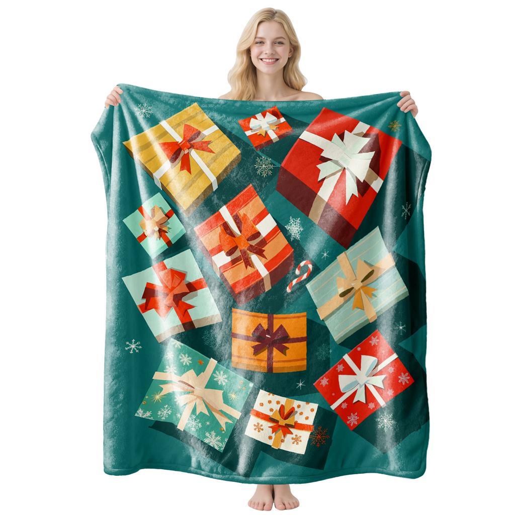 2026 Christmas flannel blanket is universal for all seasons