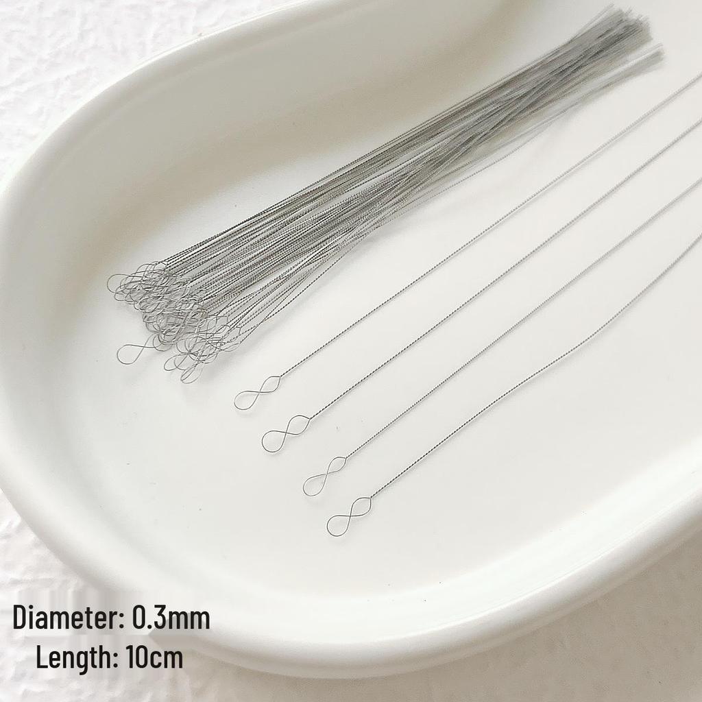 Ac cu Gămălie Răsucită pentru Înfilat Mărgele și Făcut Brățări