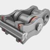 Donghua Industrial Transmission Chain: Single/Double Roller, Manganese Steel, Large Pitch Precision Roller Chain.