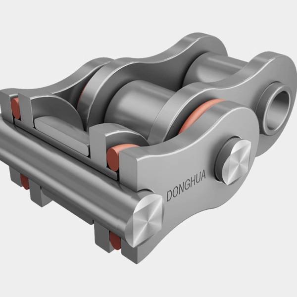 Donghua Industrial Transmission Chain: Single/Double Roller, Manganese Steel, Large Pitch Precision Roller Chain.