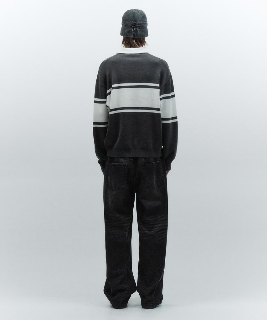 INSILENCE Rugby Knit Dark Grey