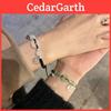 Handgefertigtes Glücksglocken-Sicherheitsverschluss-Armband Mit Einzigartigem Tropfen- Und Geometrischem Design Unisex-Stil