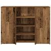 Biurko Recepcyjne Stare Drewno 135X50X103,5 Cm Drewno Klejone