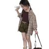 Stylish Cotton Summer Outfit Set For Girls Featuring Trendy Sleeveless Tank Top And Chic Overalls